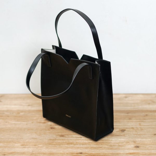 Black Leather Tote Online Hot Sale - Image 3