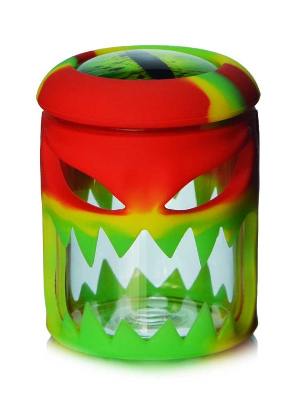 Silicone Glass Stash Jar Cheap