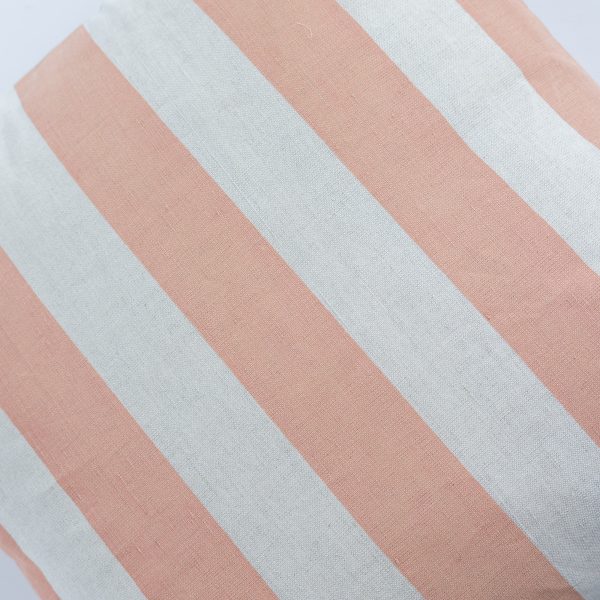 Pink Striped Pillow Online now - Image 5