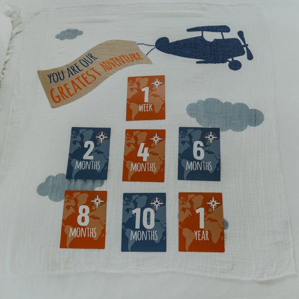 Adventure Milestone Blanket For Cheap