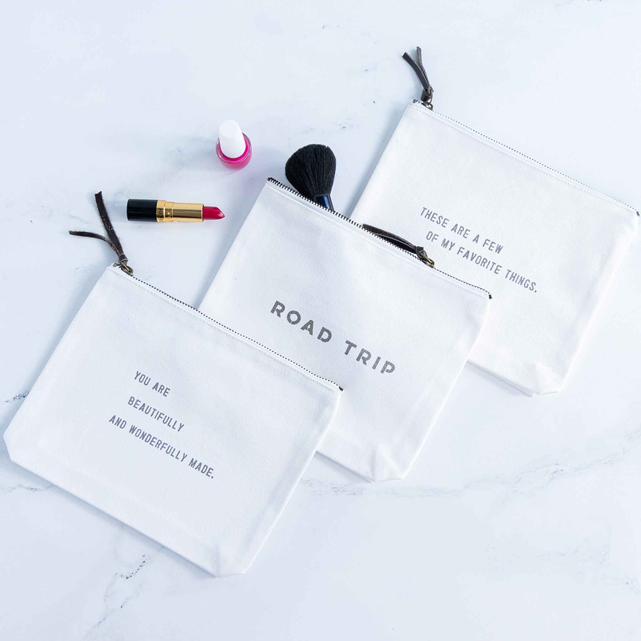 Canvas Zip Pouch Cheap