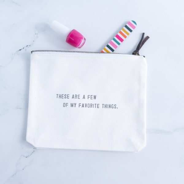 Canvas Zip Pouch Cheap - Image 4